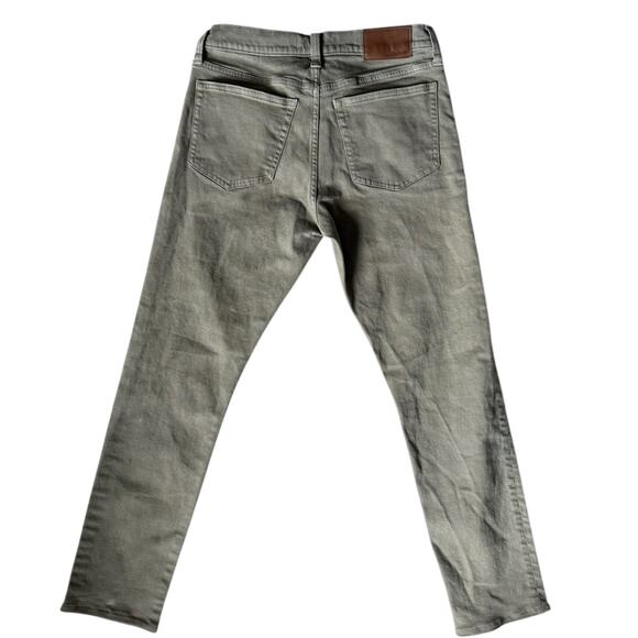 Madewell Garment-Dyed Skinny Jeans Coastal Gravel Size 31x30 - Picture 7 of 11